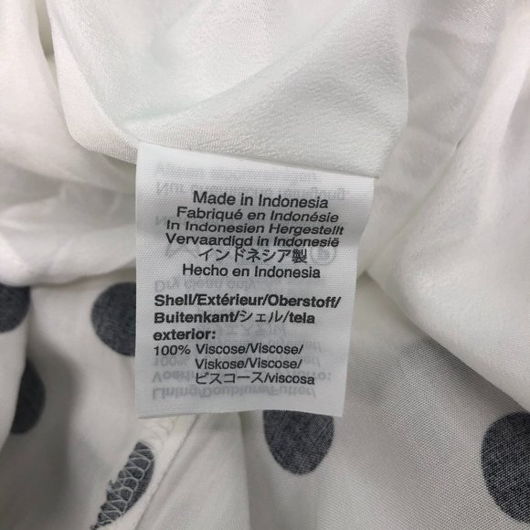 J. Crew White and Black Polka Dot Midi Dress - Picture 8 of 10